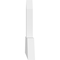 Ekena Millwork Portland Architectural Grade PVC Gable Bracket, 36"W x 18"H x 2"D x 6"F, 12/12 Pitch GBP036X18X0206POR00 - alternate 4